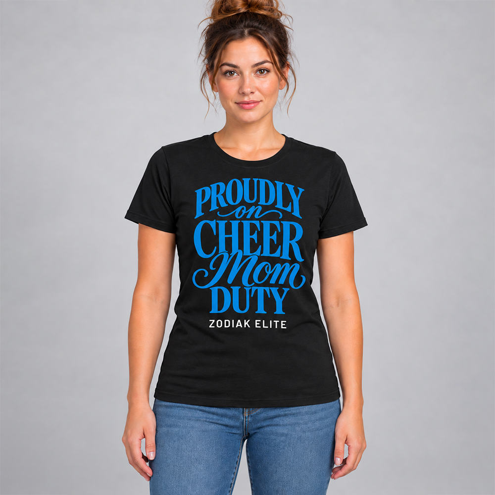 Chandail "Cheer Mom on Duty" 2026